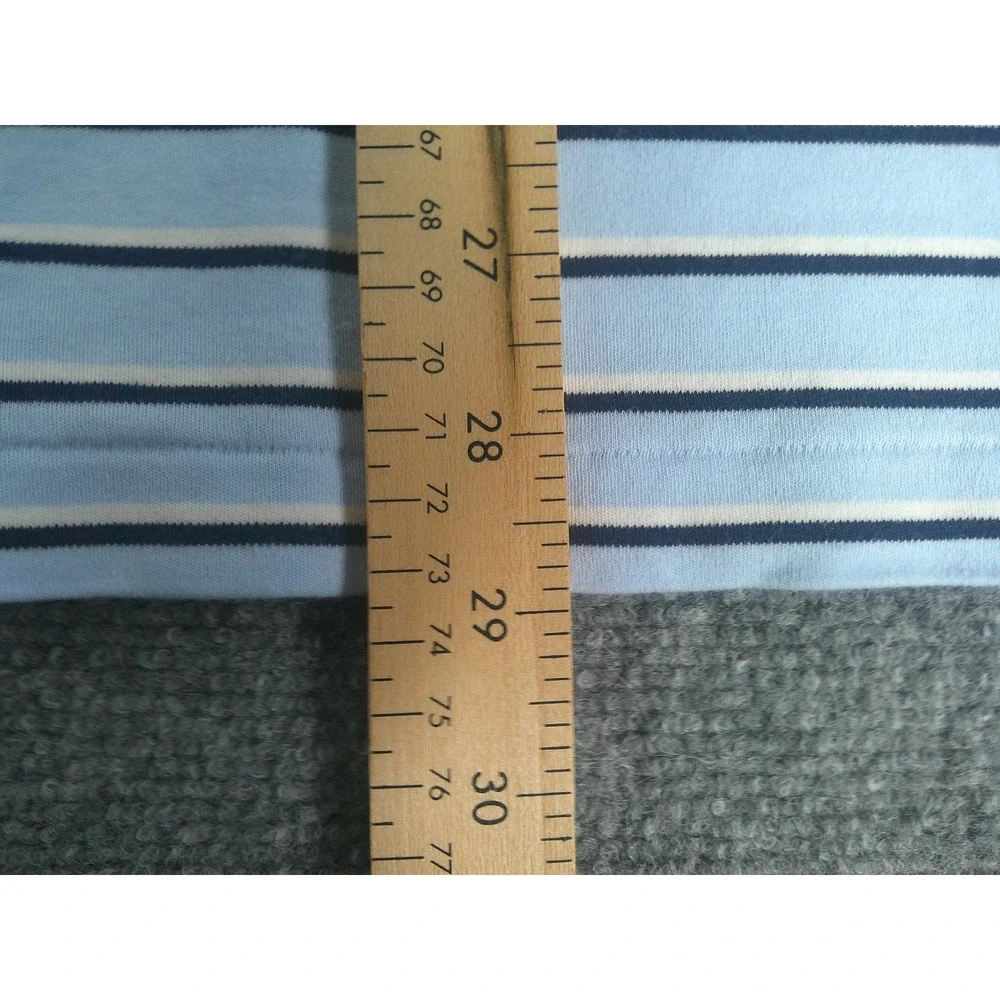 Polo Ralph Lauren Men's XL Classic Fit Striped Polo Shirt Blue White Cotton